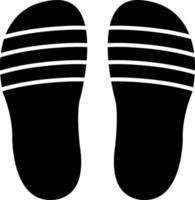 diseño de icono de vector de chanclas