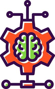 Deep Learning Vector Icon Design