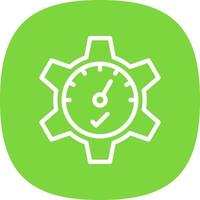 Constant Development Pace Vector Icon Design