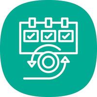 Daily Scrum Vector Icon Design
