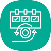 Daily Scrum Vector Icon Design