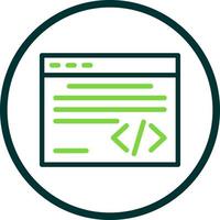 Code Vector Icon Design