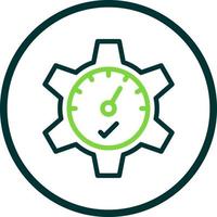 Constant Development Pace Vector Icon Design