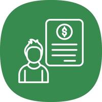 Auditor Vector Icon Design