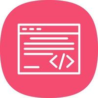 Code Vector Icon Design