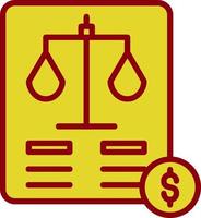 Balance Sheet Vector Icon Design