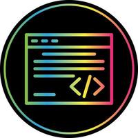 Code Vector Icon Design