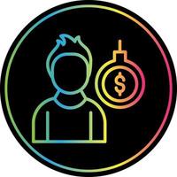 Debt Vector Icon Design