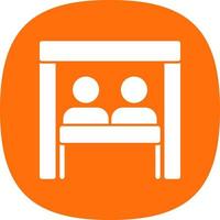 Virtual Team Room Vector Icon Design
