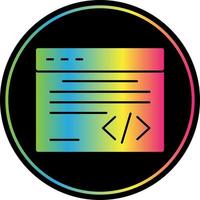 Code Vector Icon Design