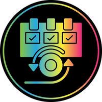 Daily Scrum Vector Icon Design