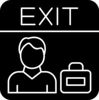 Exit Interview Vector Icon Design