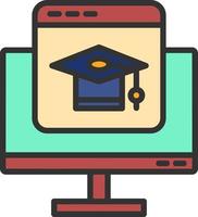 Courses Vector Icon Design