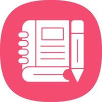 Journal Book Vector Icon Design