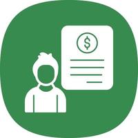 Auditor Vector Icon Design