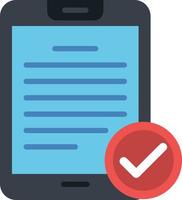 Digital Contract Vector Icon Design