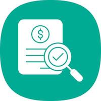 Audit Vector Icon Design
