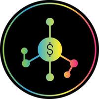 Money Network Vector Icon Design
