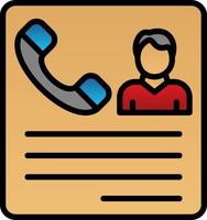 Contacting Candidates Vector Icon Design