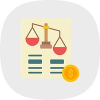 Balance Sheet Vector Icon Design