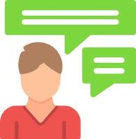 Inner Dialogue Vector Icon Design