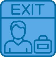 Exit Interview Vector Icon Design