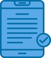 Digital Contract Vector Icon Design