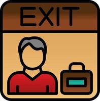 Exit Interview Vector Icon Design