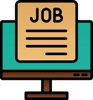 Job Vacancy Vector Icon Design