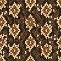 Flat Snake Skin Seamless Pattern vector