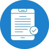 Digital Contract Vector Icon Design