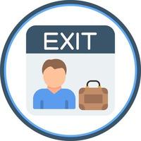 Exit Interview Vector Icon Design