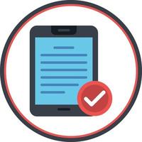 Digital Contract Vector Icon Design