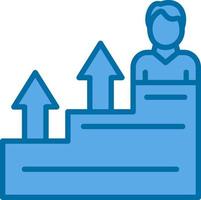 Career Growth Vector Icon Design