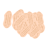 ensemble de collection de collations d'aliments sains aux arachides et aux noix png