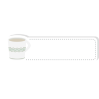 aesthetic label name tags sticker winter hygge cute element collection set png