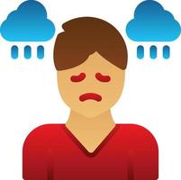 Depression Vector Icon Design