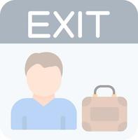 Exit Interview Vector Icon Design