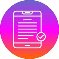 Digital Contract Vector Icon Design
