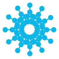 Snowflake for winter and Christmas png