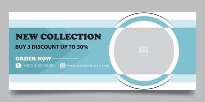 Web banner template vector