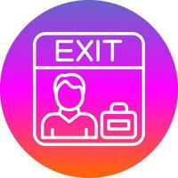 Exit Interview Vector Icon Design