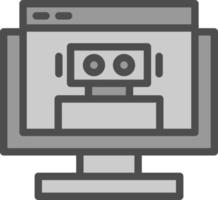 Bot Vector Icon Design