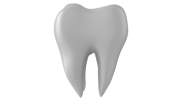 Dents dentaires 3d isolées sur fond transparent png