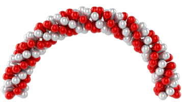 Balloon garland decoration elements png