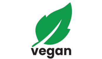 Vegan icon on transparent background png