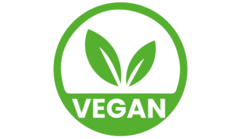 ícone vegano em fundo transparente png