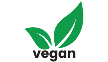 ícone vegano em fundo transparente png