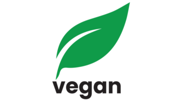 Vegan icon on transparent background png