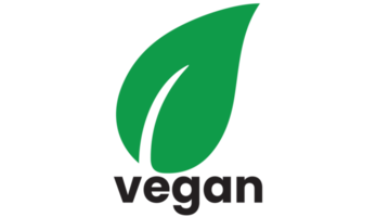 ícone vegano em fundo transparente png
